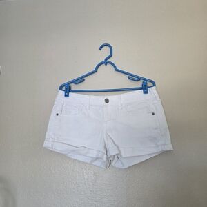 Express Women's White Jean Shorts